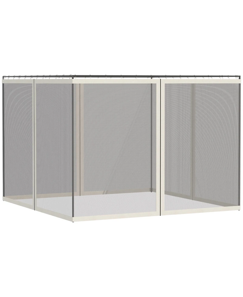 Outsunny 10' x 13' Replacement Netting for Patio Gazebo,