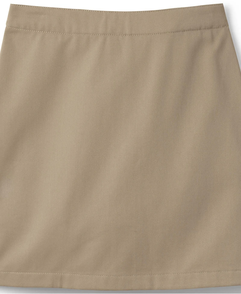 Lands' End Big Girls Plus School Uniform Blend Chino Skort Above Knee