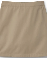 Lands' End Big Girls Plus School Uniform Blend Chino Skort Above Knee