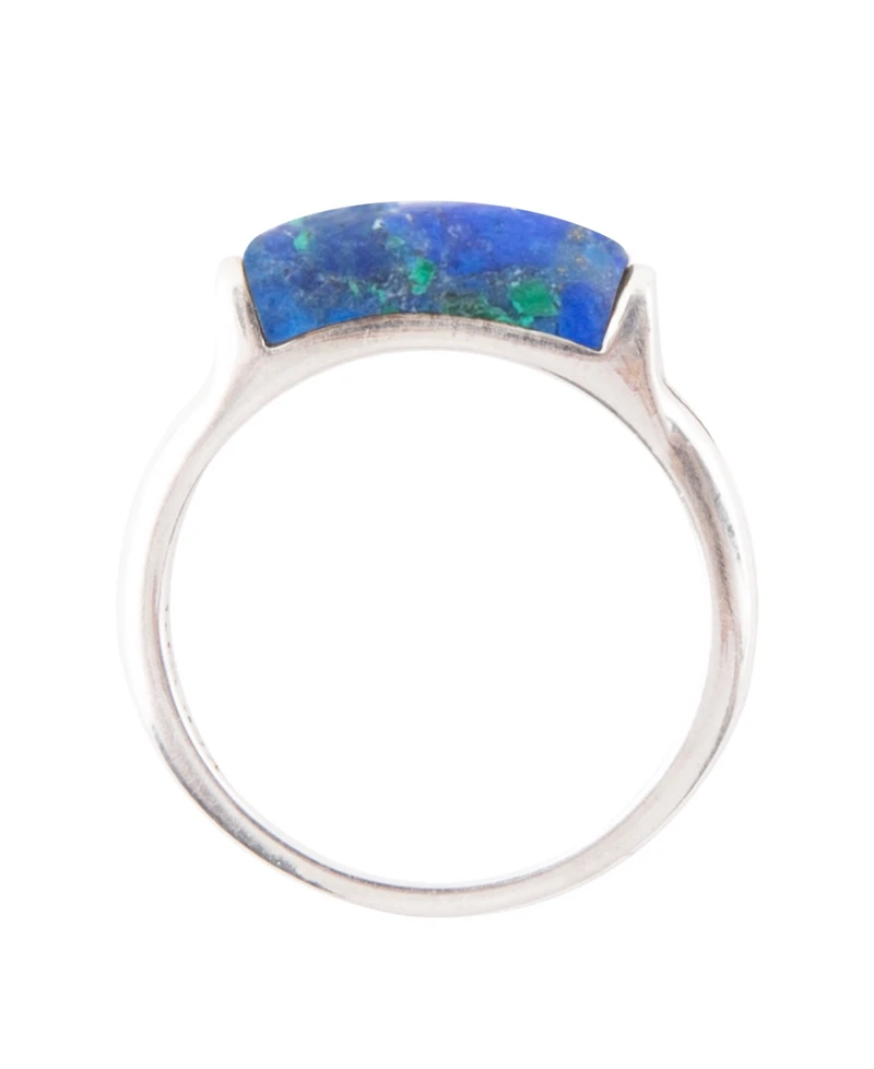 Barse Bar None Sterling Silver and Onyx Ring