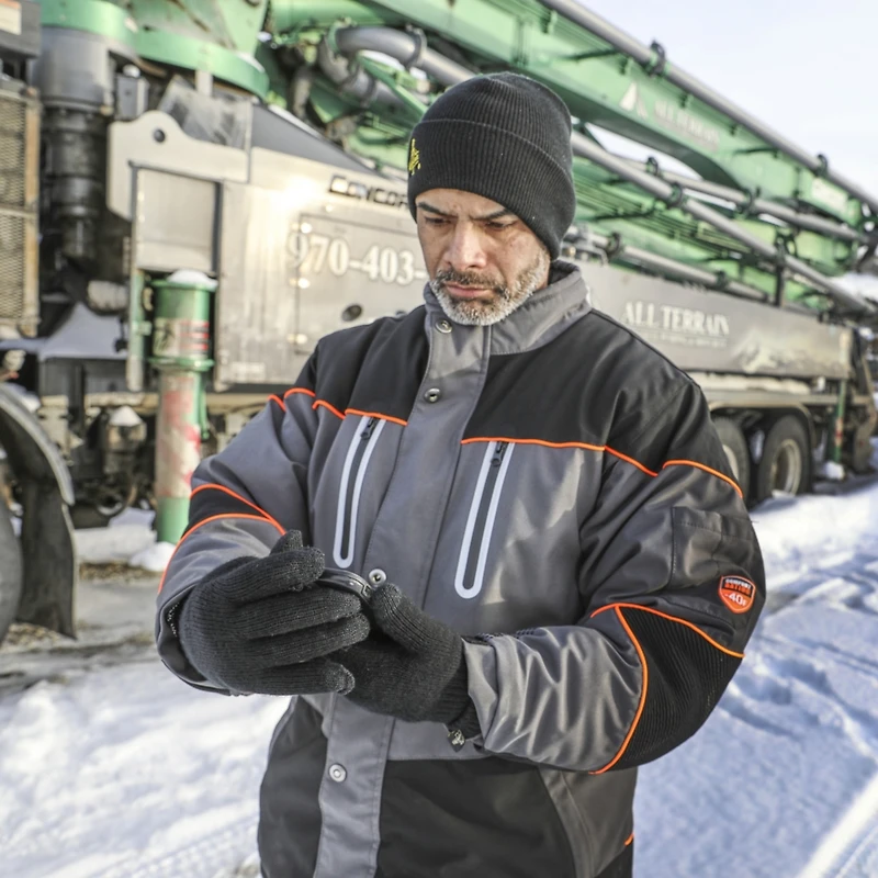 RefrigiWear Dual Layer Thermal Touchscreen Gloves - Warm, Insulated, and Compatible Winter