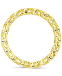 Cubic Zirconia Heart Band (Also Lab-Created Morganite)