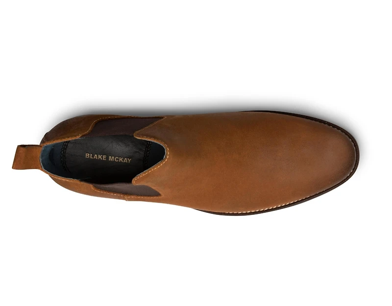 Blake McKay Men's York Dress Casual Suede Chelsea Boots