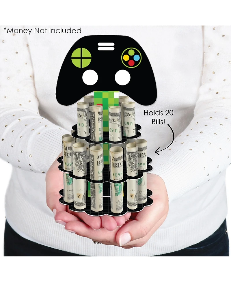 Game Zone Diy Pixel Video Game Party or Birthday Party Money Holder Cash Cake