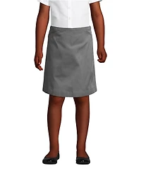 Lands' End Girls School Uniform Blend Chino Skort Top of Knee
