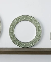 Noritake Infinity Green Platinum 4 Piece Salad Plate Set, Service for 4
