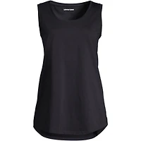 Lands' End Women's Plus Supima Cotton Tunic Tank Top