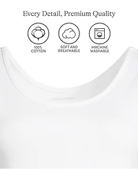 Lands' End Women's Plus Cotton Tank Top