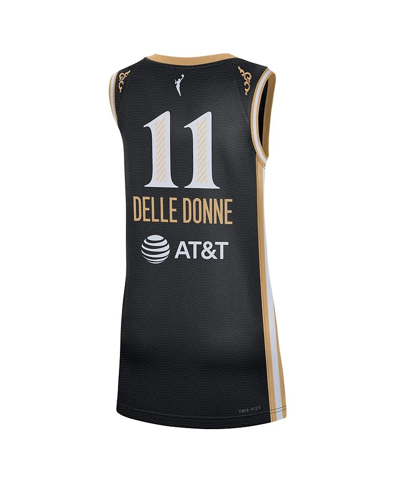 Women's Nike Elena Delle Donne Black Washington Mystics Rebel Edition Jersey