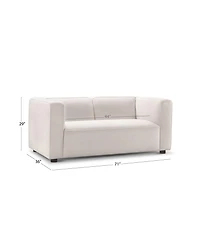 Kyle 71" Stain-Resistant Fabric Loveseat