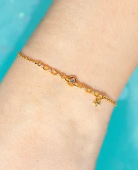 Girls Crew Crystal Multi-Color Celestial Milkyway Bracelet