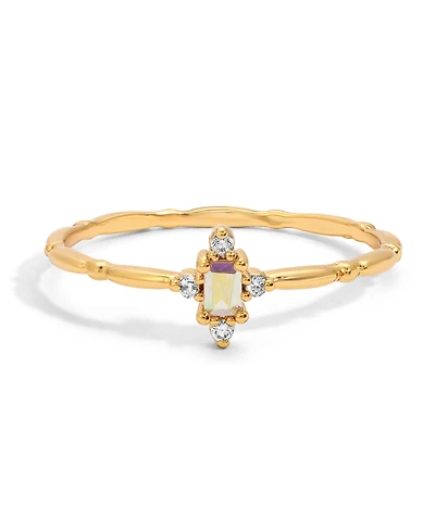 Girls Crew Faux Cubic Zirconia Treasure You Ring