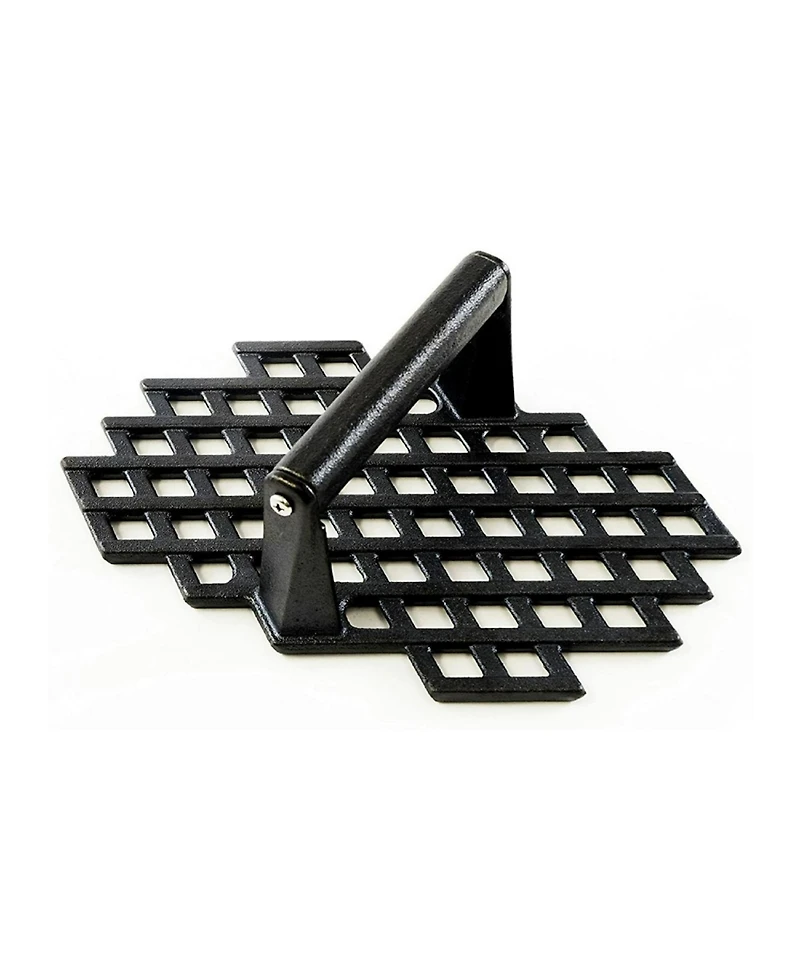 Charcoal Companion Cc5159 Cast Iron Grill Marks Press
