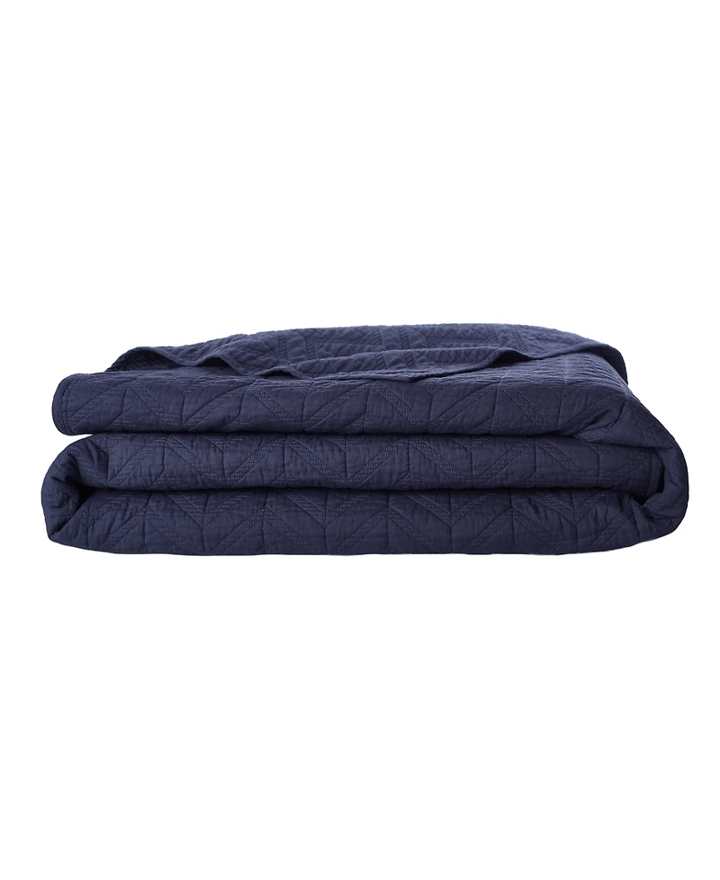 Closeout! Lacoste Home Herringbone Stitch Quilt Set
