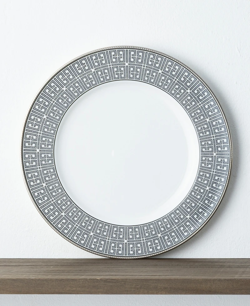 Noritake Infinity Graphite 4 Piece Dinner Plate Set, Service for 4