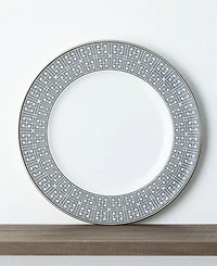 Noritake Infinity Graphite 4 Piece Dinner Plate Set, Service for 4