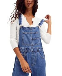 Free People Ziggy Cotton Denim Overalls