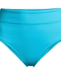 Lands' End Women's Tummy Control High Waisted Bikini Swim Bottoms