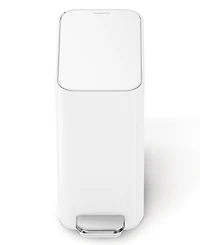 simplehuman 5 Liter Slim Bathroom Trash Can with Liner Pocket