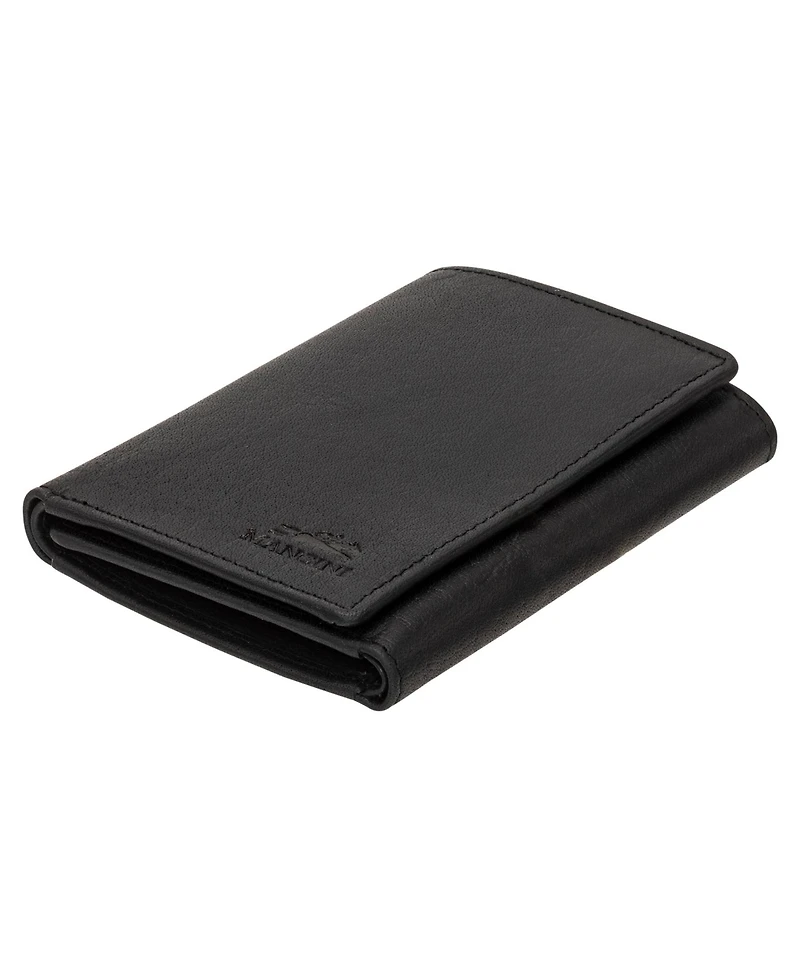 Mancini Men's Buffalo Rfid Secure Trifold Wallet