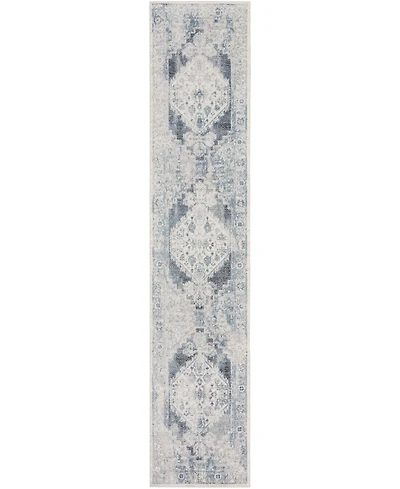 Nourison Home Astra Machine Washable ASW11 2'2" x 12' Runner Area Rug