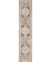 Nourison Home Astra Machine Washable ASW11 2'2" x 12' Runner Area Rug