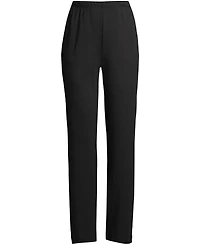 Lands' End Petite Sport Knit High Rise Elastic Waist Pants