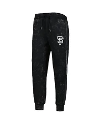 Women's The Wild Collective Black San Francisco Giants Marble Jogger Pants