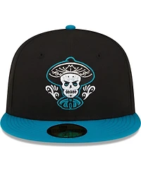 Men's New Era Black Albuquerque Isotopes Copa De La Diversion 59FIFTY Fitted Hat