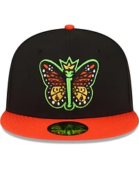 Men's New Era Black Eugene Emeralds Copa De La Diversion 59FIFTY Fitted Hat