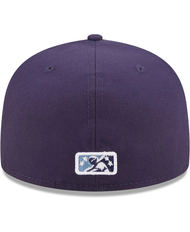 Men's New Era Navy Brooklyn Cyclones Authentic Collection 59FIFTY Fitted Hat