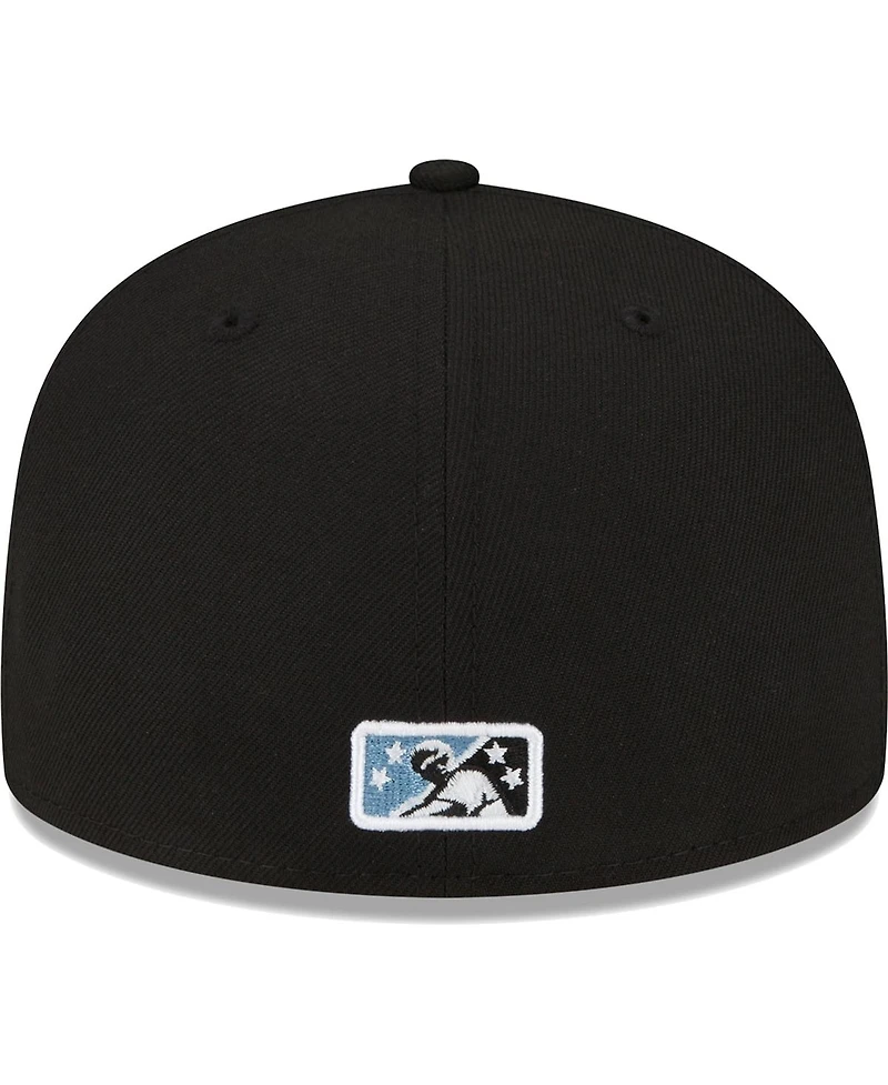 Men's New Era Black Inland Empire 66ers Copa De La Diversion 59FIFTY Fitted Hat