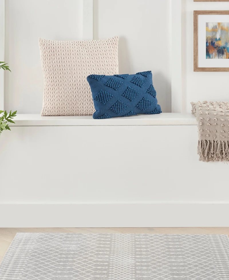 Nourison Home Astra Machine Washable ASW10 3'3" x 5' Area Rug