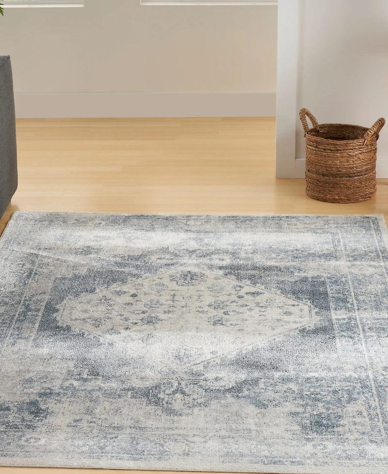 Nourison Home Astra Machine Washable ASW11 6'7" x 9' Area Rug