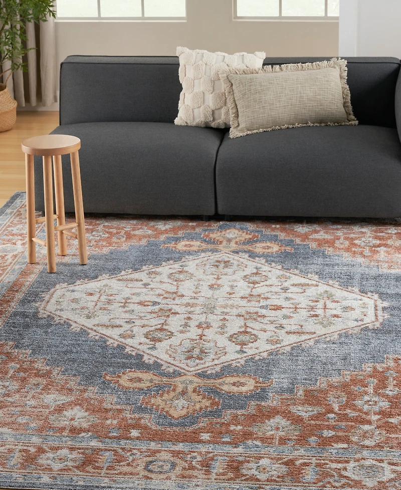 Nourison Home Astra Machine Washable ASW11 7'10" x 10' Area Rug