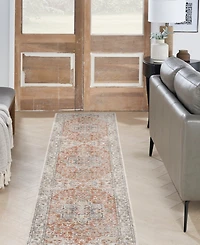 Nourison Home Astra Machine Washable ASW12 2'2" x 10' Runner Area Rug