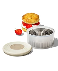 Oxo 5 Piece Good Grips Dual-Sided Cookie and Biscuit Cutters Set