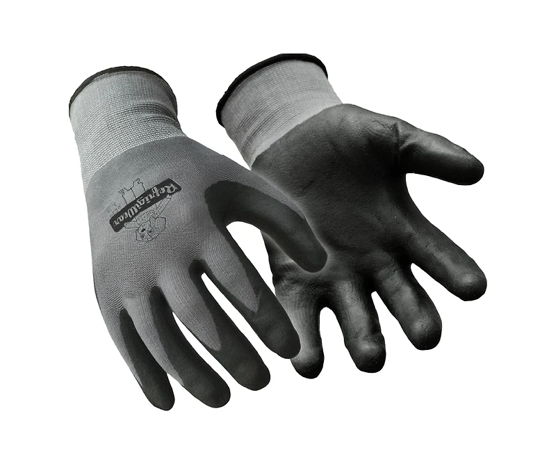 RefrigiWear Men's Nitrile Micro Foam Coated Thin Value Grip Dexterity Glove (Pack of 12 Pairs)