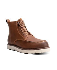 Men's Greenwood Casual Hybrid Wedge Moc-Toe Lace-Up Boots