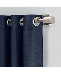Ricardo Grasscloth Lined Grommet Curtain Panel w/Wand 54"W x 54"L
