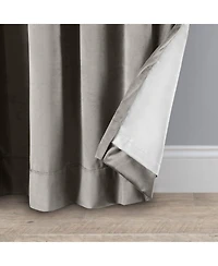 Ricardo Premium Velvet Rod Pocket With Back Tabs Patio Panel 100"W x 84"L