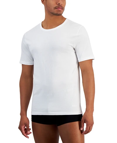 Boss by Hugo Men's 5-Pack Authentic Solid Cotton Undershirts