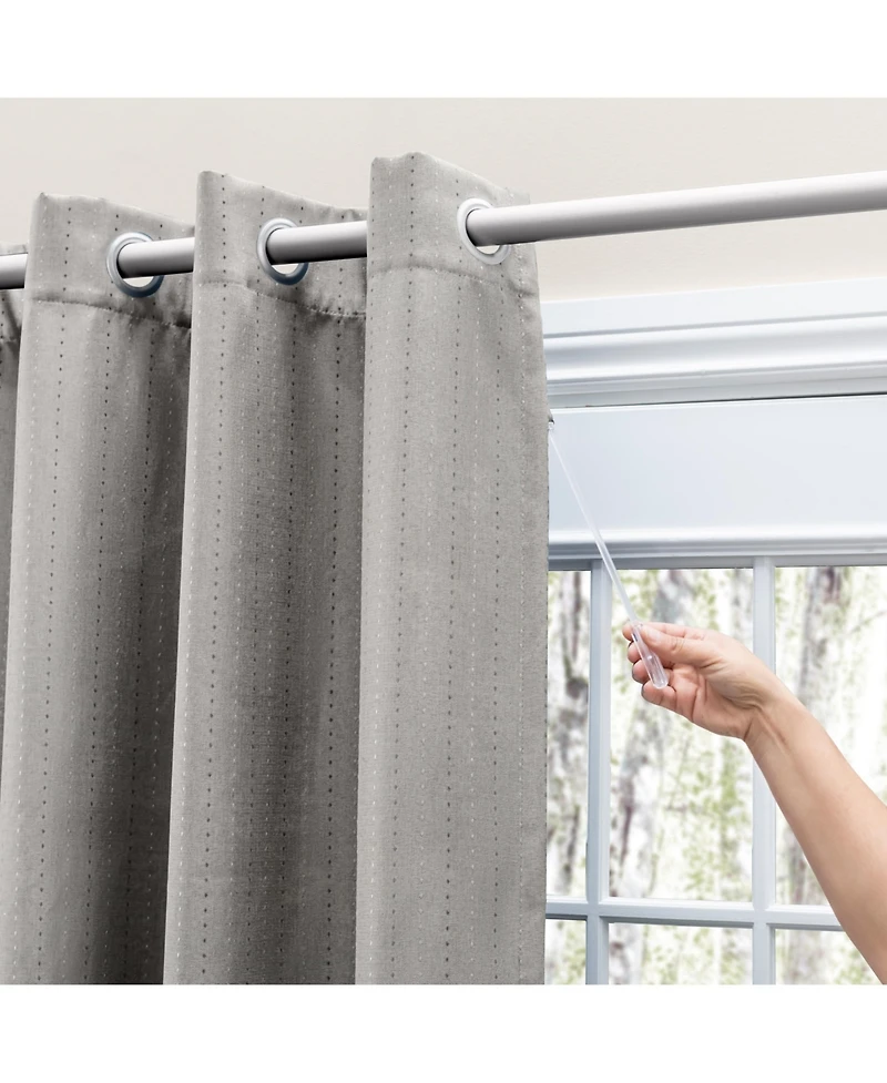 Ricardo Grand Pointe Grommet Curtain Panel w/Wand 54"W x 54"L