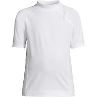Lands' End Big Boys Husky Short Sleeve Swim Upf 50 Rash Guard