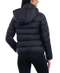 Michael Michael Kors Women's Hooded Packable Bomber Puffer Coat
