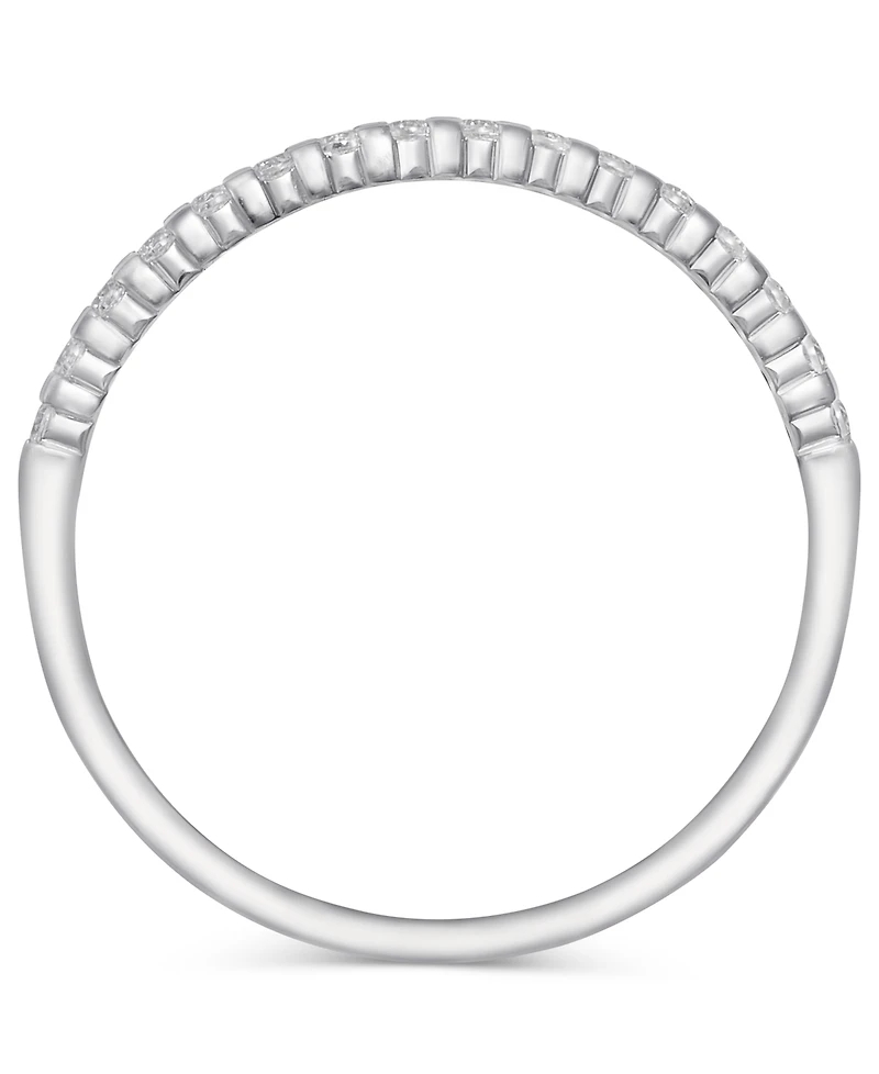 Diamond Stackable Band (1/7 ct. t.w.) 14k Gold, White Gold or Rose