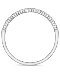 Diamond Stackable Band (1/7 ct. t.w.) 14k Gold, White Gold or Rose