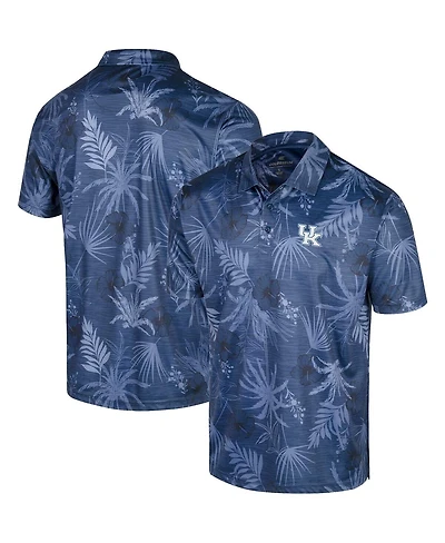 Men's Colosseum Royal Kentucky Wildcats Palms Team Polo Shirt