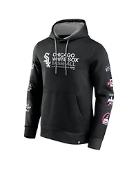 Men's Fanatics Black Chicago White Sox Extra Innings Pullover Hoodie