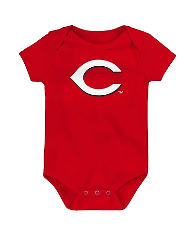 Newborn and Infant Boys and Girls Red Cincinnati Reds Primary Team Logo Bodysuit